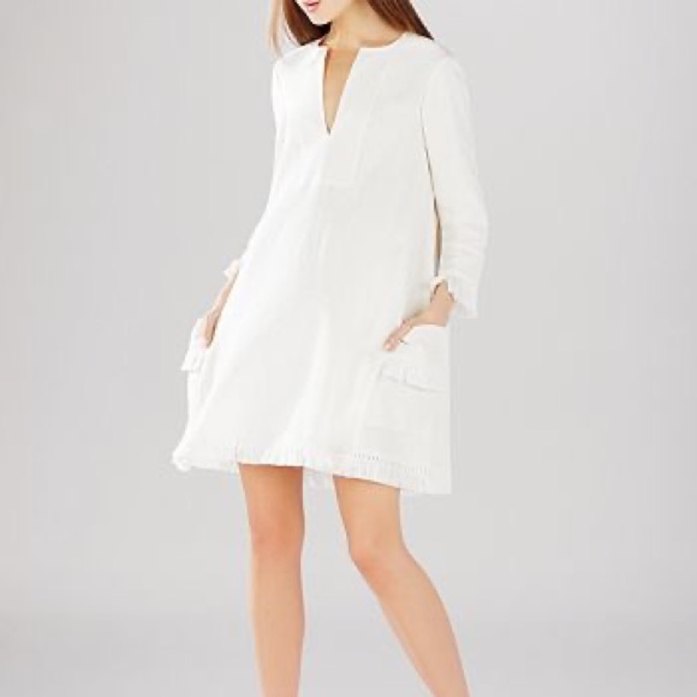 BCBG MAXAZRIA fringe dress Trysta